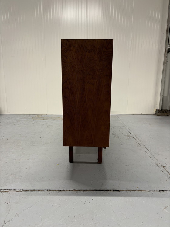 Image 1 of Scandinavisch Teakhouten Highboard