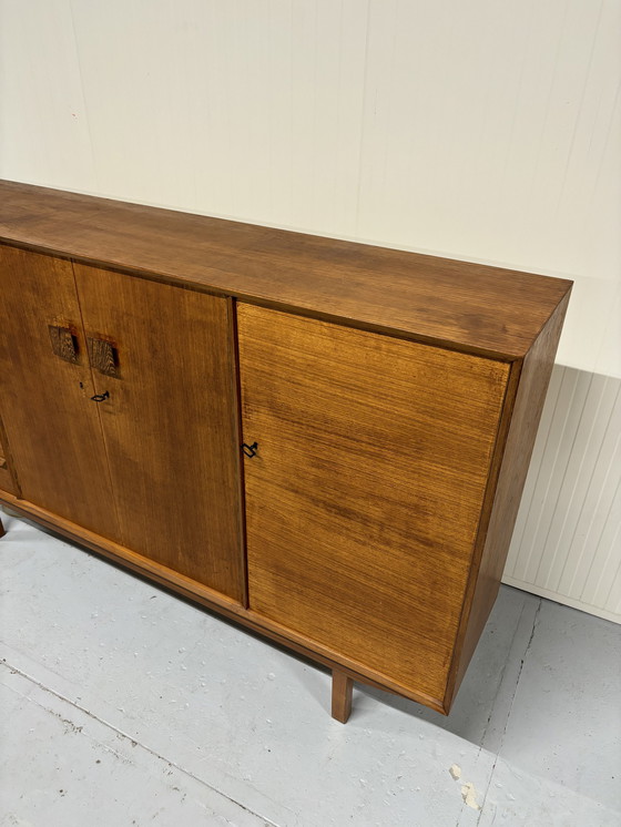 Image 1 of Scandinavisch Teakhouten Highboard