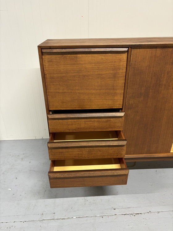 Image 1 of Scandinavisch Teakhouten Highboard