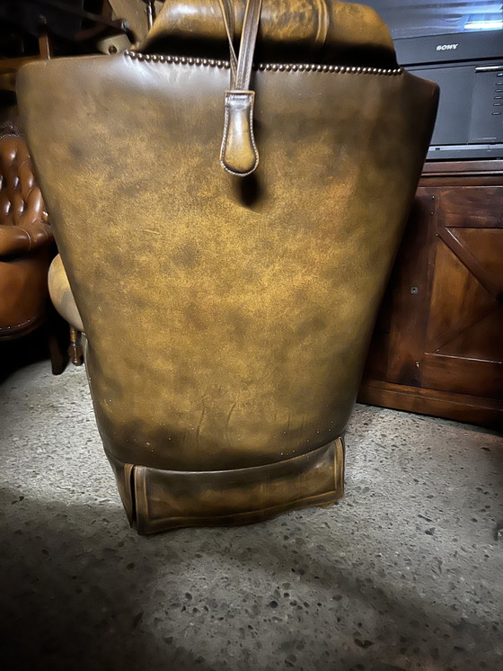 Image 1 of Chesterfield Leder Fauteuil 