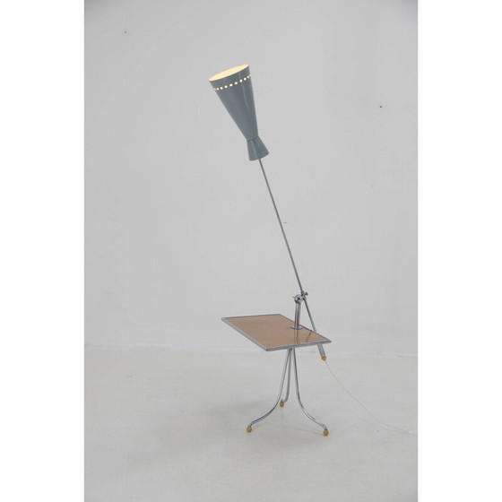 Image 1 of Vintage Space Age vloerlamp met verstelbare kap, 1960