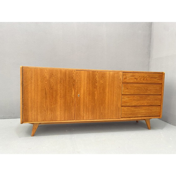 Image 1 of Mid century U-460 dressoir van Jiří Jiroutek voor Interiér Praha, Tsjecho-Slowakije