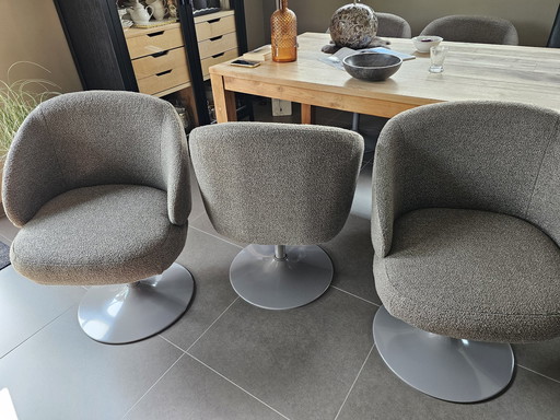 6x Design-Eetkamerstoelen