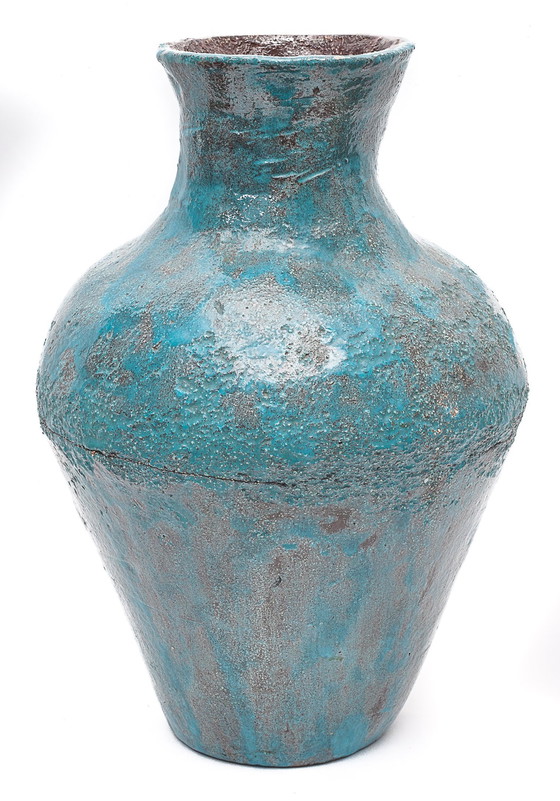 Image 1 of Grote aardewerk vaas