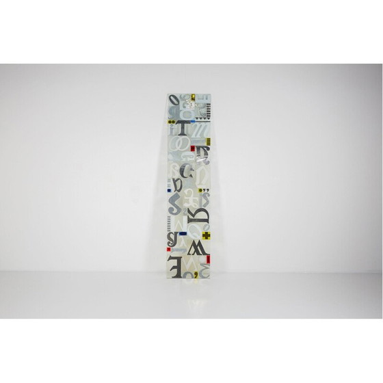 Image 1 of Vintage postmoderne glazen sculptuur van Michel Martens, 1970