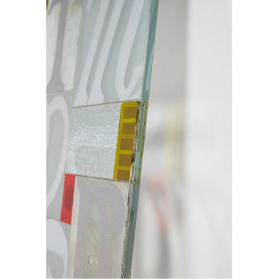 Image 1 of Vintage postmoderne glazen sculptuur van Michel Martens, 1970