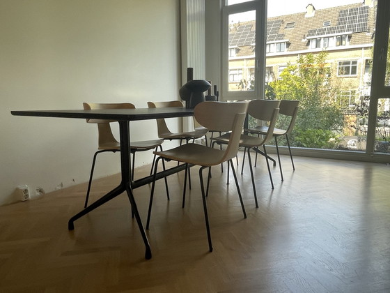 Image 1 of 6x Moderne eetkamerstoelen