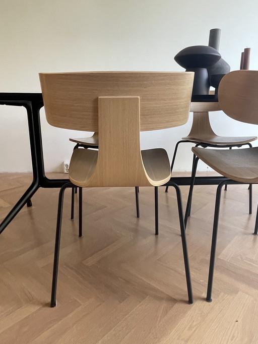 6x Moderne eetkamerstoelen