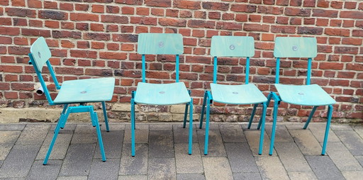 4X Lensvelt - Mitw Wooden Chair “Piet Hein Eek”