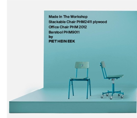 Image 1 of 4X Lensvelt - Mitw Wooden Chair “Piet Hein Eek”