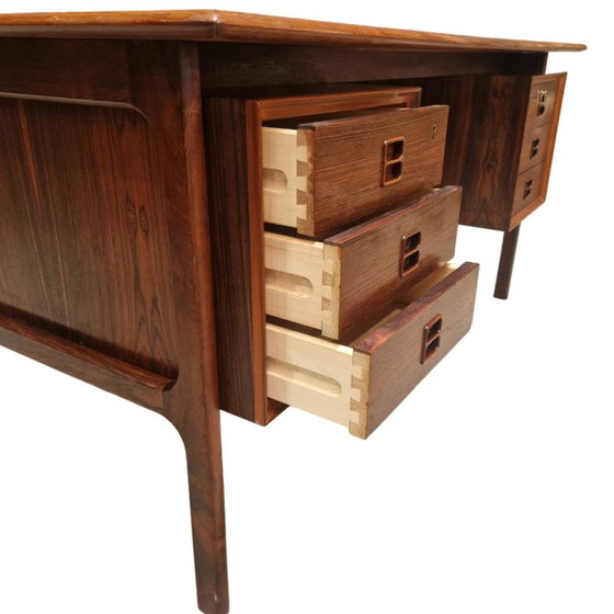 Image 1 of Scandinavisch vintage bureau in Rio palissander van Erik Brouer, 1960