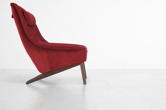 Image 1 of Folke Ohlsson voor Fritz Hansen "4410" fauteuil van , Denemarken 1960.