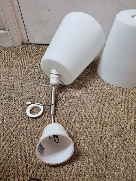 Image 1 of Witte Opaline hanglamp