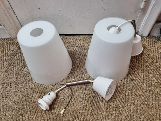 Image 1 of Witte Opaline hanglamp