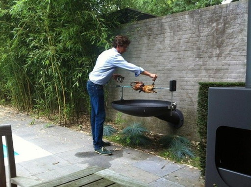 Wandbarbeque In Eigen Ontwerp