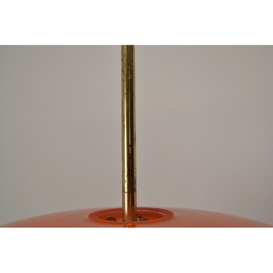 Image 1 of Vintage glazen hanglamp, Tsjecho-Slowakije 1960