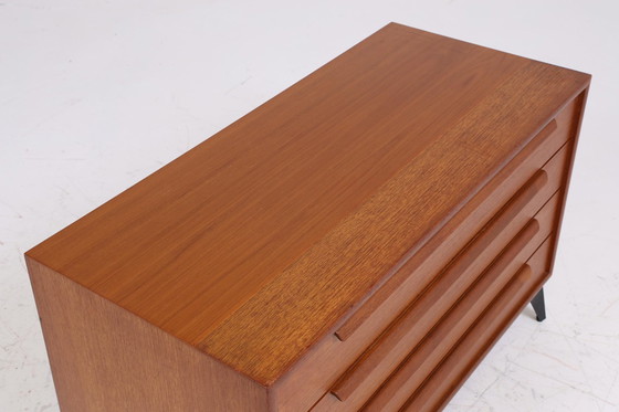 Image 1 of Vintage teak ladekast jaren 60 | Mid Century WK kast | Vintage hal opbergruimte retro hout