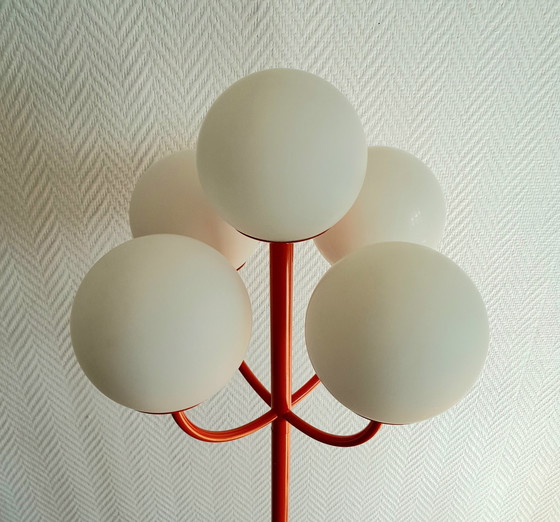 Image 1 of Spoetnik staande lamp uit het ruimtetijdperk door Kaiser Leuchten 1970