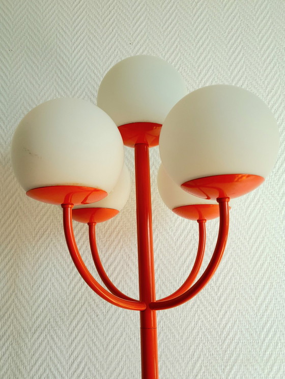 Image 1 of Spoetnik staande lamp uit het ruimtetijdperk door Kaiser Leuchten 1970