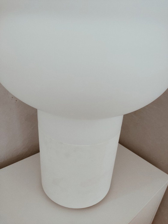 Image 1 of Pulpo vloer-/tafellamp Kumo, Hoog, kalksteen, gegoten glas, handgemaakt