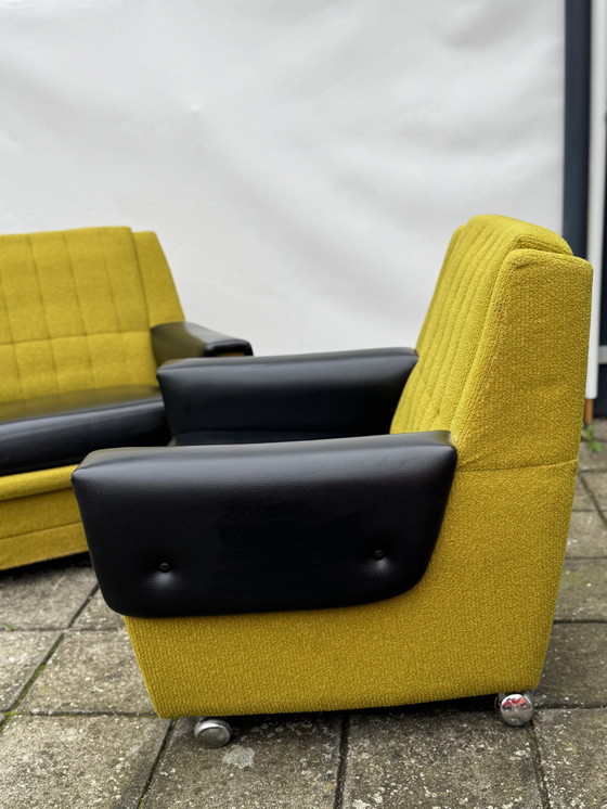 Image 1 of Paar Mcm loungestoelen uit het ruimtetijdperk