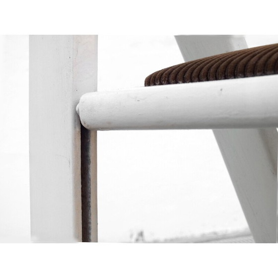 Image 1 of Paar vintage Trieste stoelen in hout en fluweel van Jacober Aldo en D'Aniello voor Bazzani Itaky, 1970