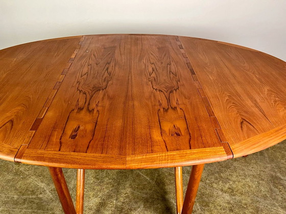 Image 1 of Eettafel Kurt Østervig Klappoot Teak Mid Century