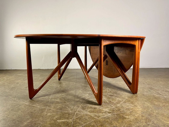 Image 1 of Eettafel Kurt Østervig Klappoot Teak Mid Century