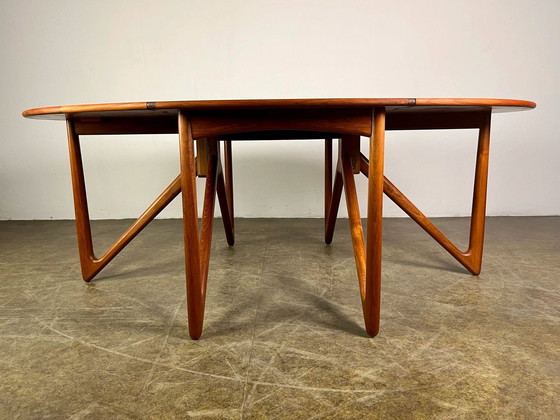 Image 1 of Eettafel Kurt Østervig Klappoot Teak Mid Century