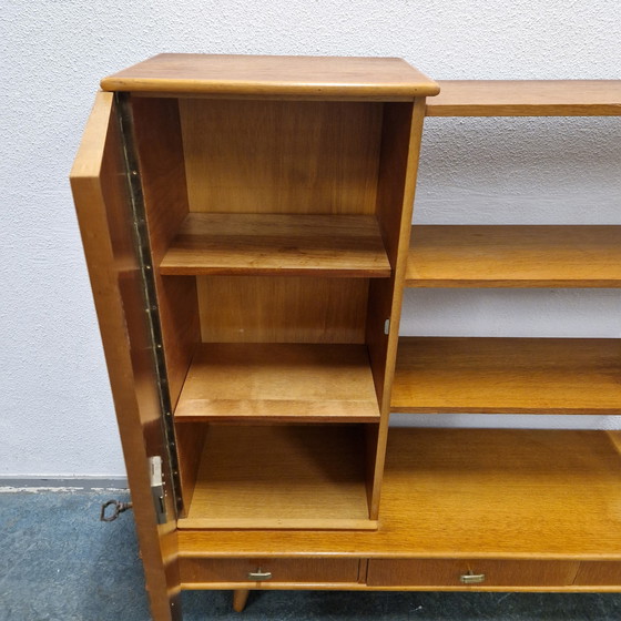 Image 1 of Vintage Wandkast Boekenkast Stokkenkast