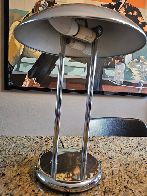 Image 1 of Vintage Ikea Mushroom Lamp / Chroom