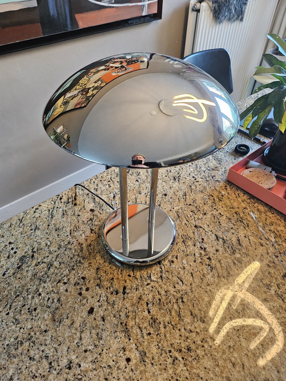 Image 1 of Vintage Ikea Mushroom Lamp / Chroom