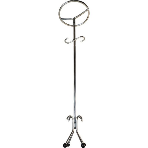 Vintage verchroomd metaal en bakelieten hanger, 1940