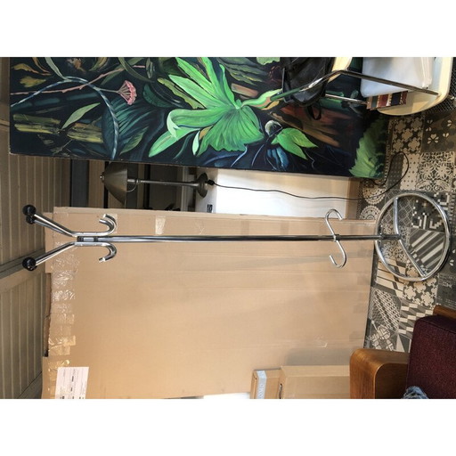 Vintage verchroomd metaal en bakelieten hanger, 1940