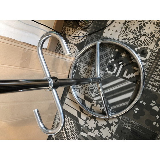 Image 1 of Vintage verchroomd metaal en bakelieten hanger, 1940