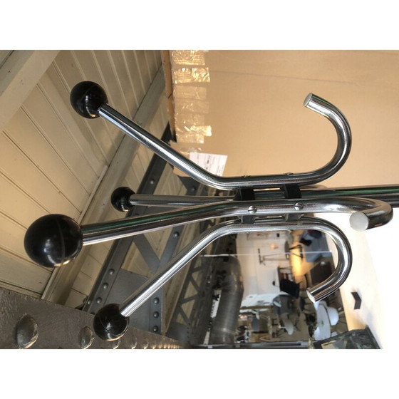 Image 1 of Vintage verchroomd metaal en bakelieten hanger, 1940