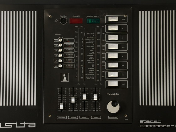 Image 1 of Rosita Commandant Luxus Stereo Black Edition Door Thilo Oerke Voor Rosita, 1970S