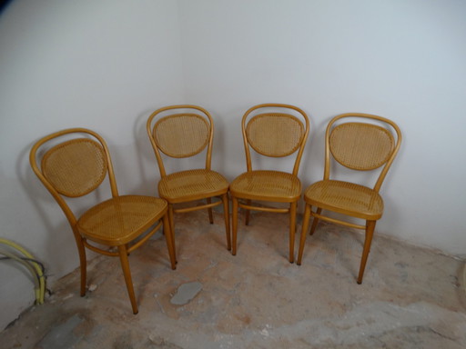 4 x Thonet  80 stoelen