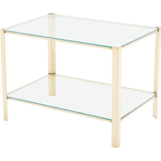 Vintage bronzen bijzettafel van Jacques Théophile Lepelletier voor Broncz, 1960