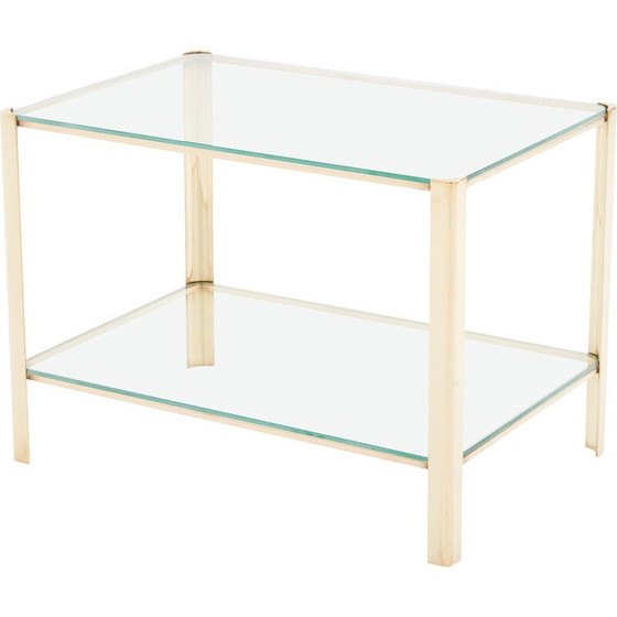 Image 1 of Vintage bronzen bijzettafel van Jacques Théophile Lepelletier voor Broncz, 1960