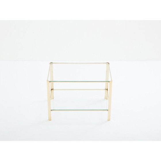 Image 1 of Vintage bronzen bijzettafel van Jacques Théophile Lepelletier voor Broncz, 1960