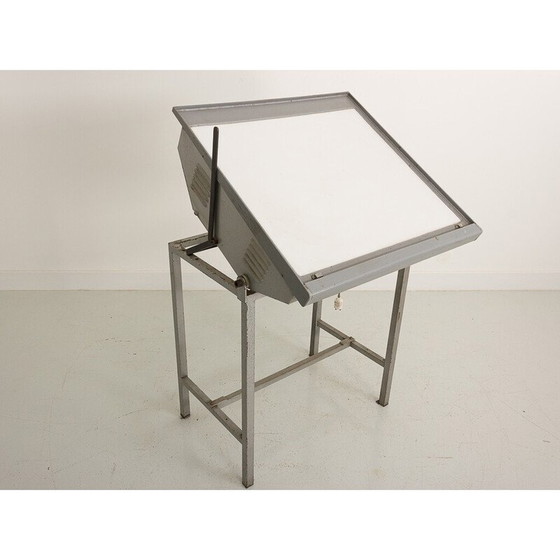 Image 1 of Vintage metalen kantelbare tekentafel