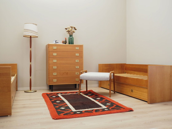 Image 1 of Essenhouten bed, Deens ontwerp, 1970S, Productie: Denemarken