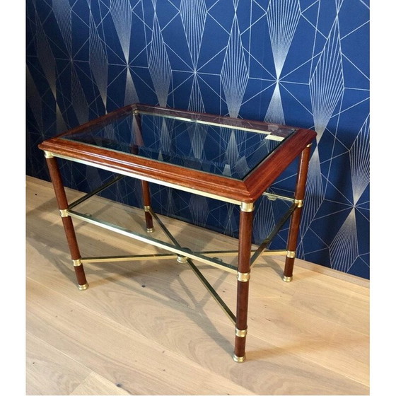 Image 1 of Paar vintage bijzettafels van Maison Jansen, 1970