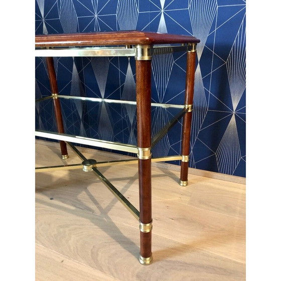 Image 1 of Paar vintage bijzettafels van Maison Jansen, 1970