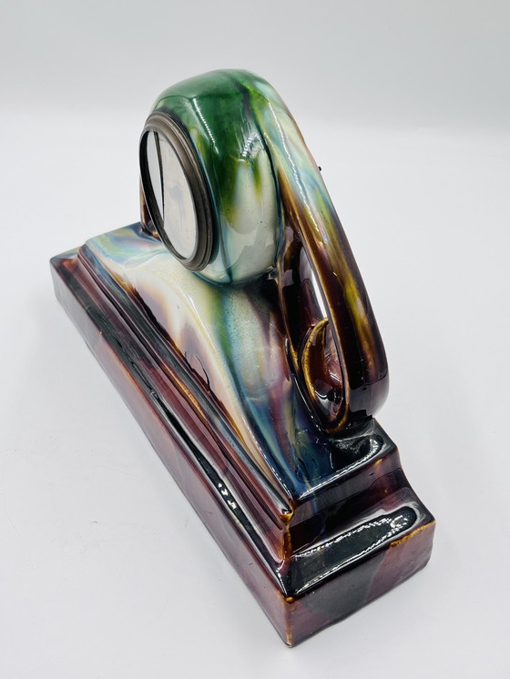 Image 1 of Lot van 8 Art Deco Klokken en Keramiek van Thulin