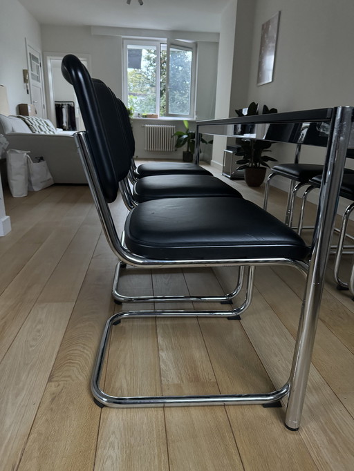 6x Thonet S 34 P-Stoelen