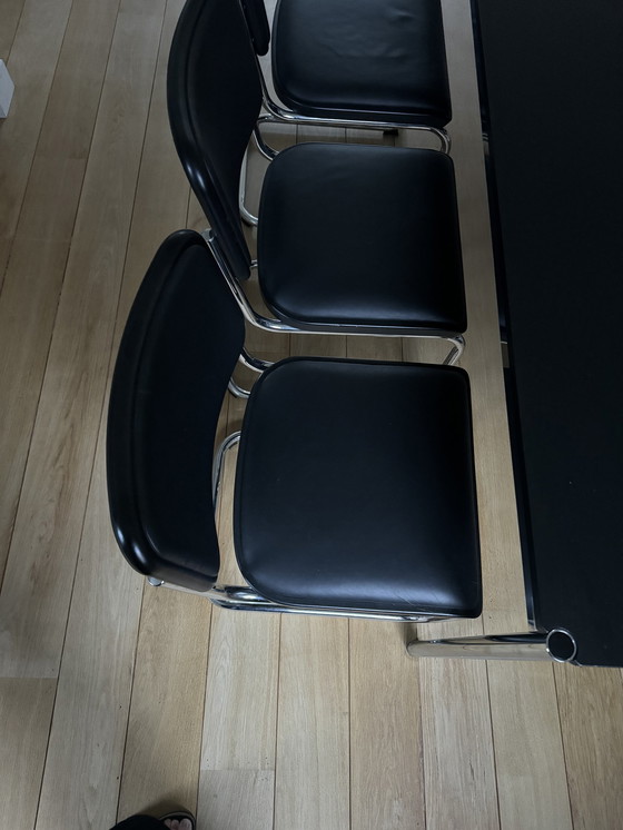 Image 1 of 6x Thonet S 34 P-Stoelen