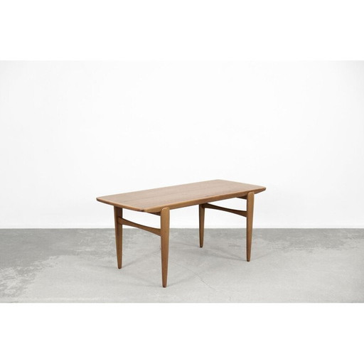 Scandinavische vintage teakhouten salontafel, Zweden 1960