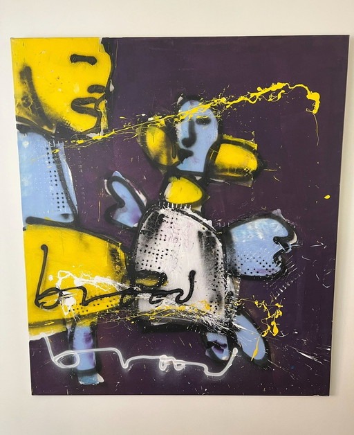 Herman Brood - Squeeze | Acryl Op Linnen